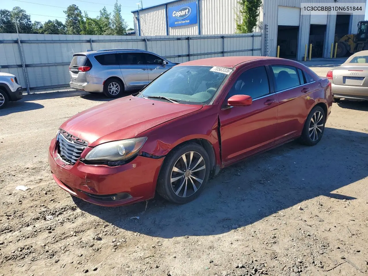 2013 CHRYSLER 200 VIN 1C3CCBBB1DN651844 — фото 1