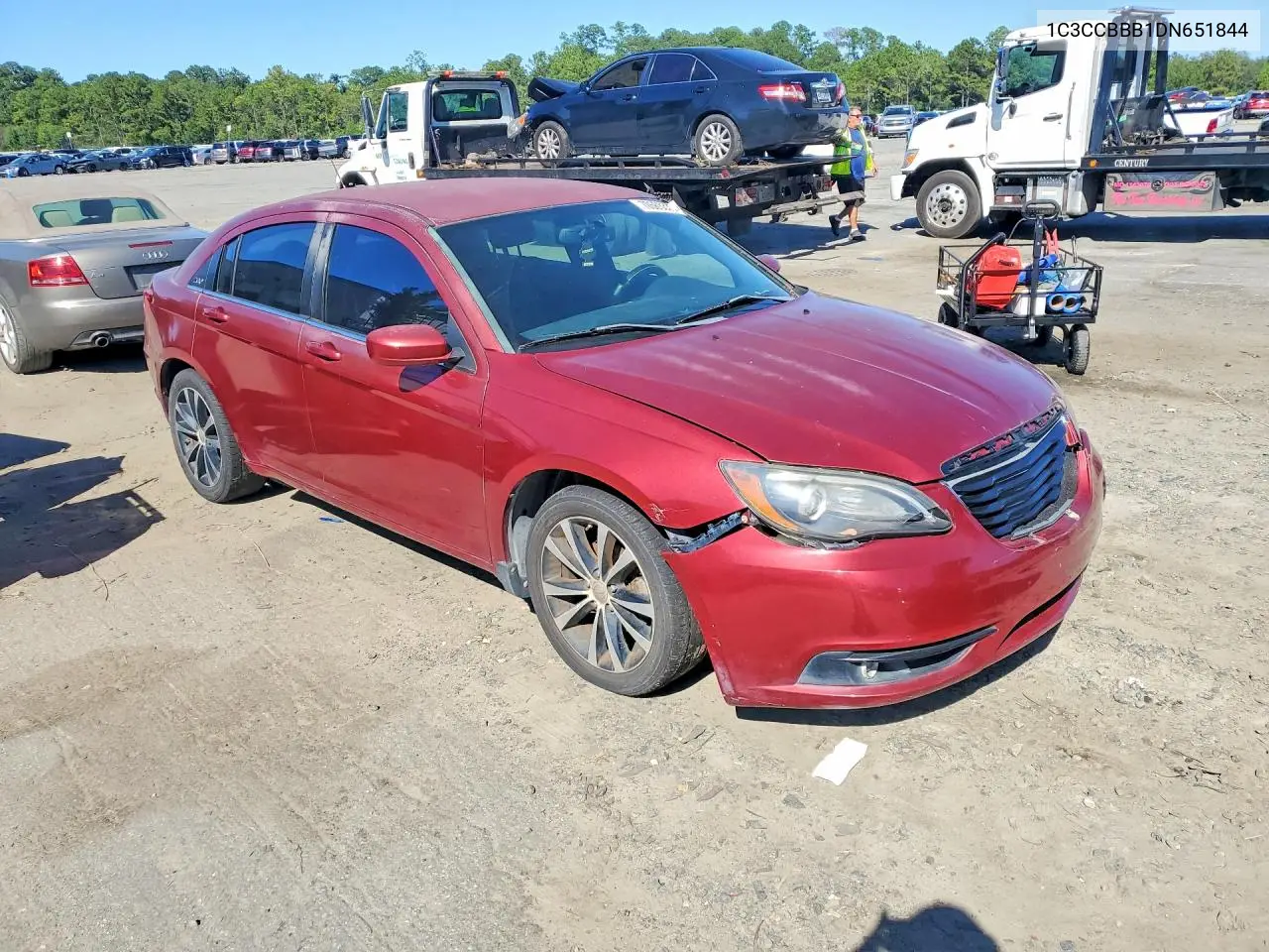2013 CHRYSLER 200 VIN 1C3CCBBB1DN651844 — фото 4