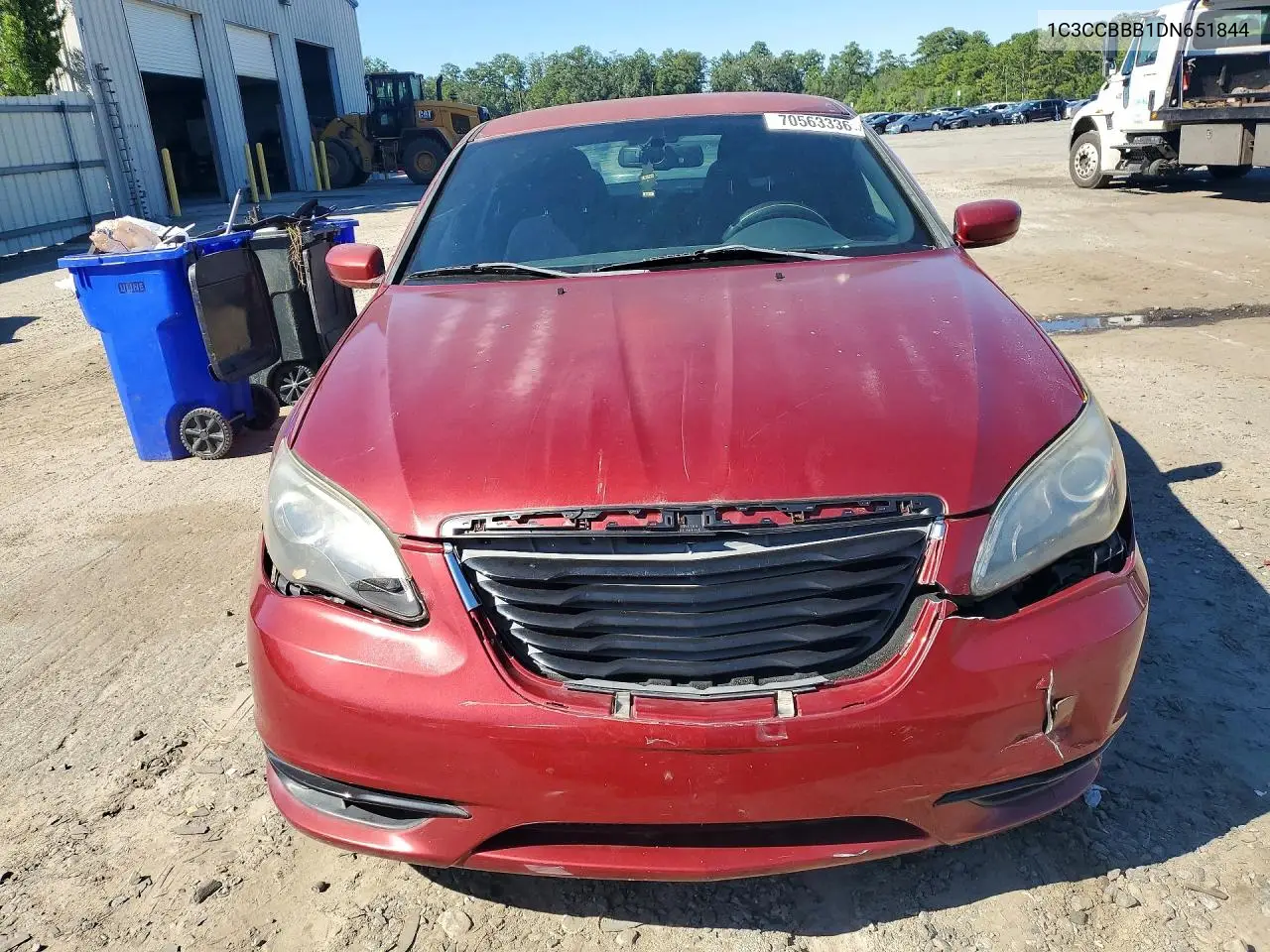 2013 CHRYSLER 200 VIN 1C3CCBBB1DN651844 — фото 5