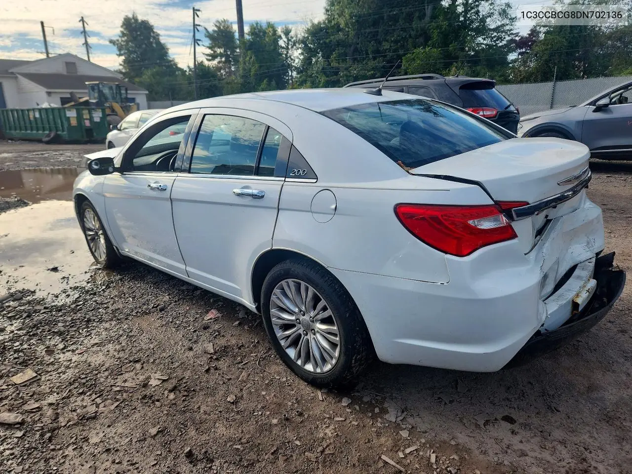 2013 CHRYSLER 200 VIN 1C3CCBCG8DN702136 — фото 2