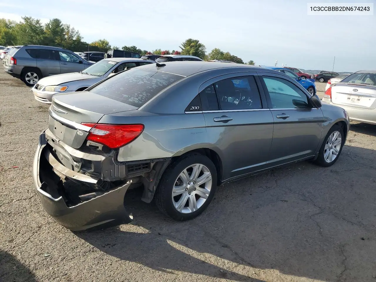 2013 CHRYSLER 200 VIN 1C3CCBBB2DN674243 — фото 3