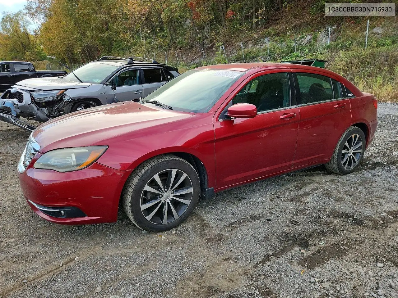 CHRYSLER 200 2013, VIN 1C3CCBBG3DN715930