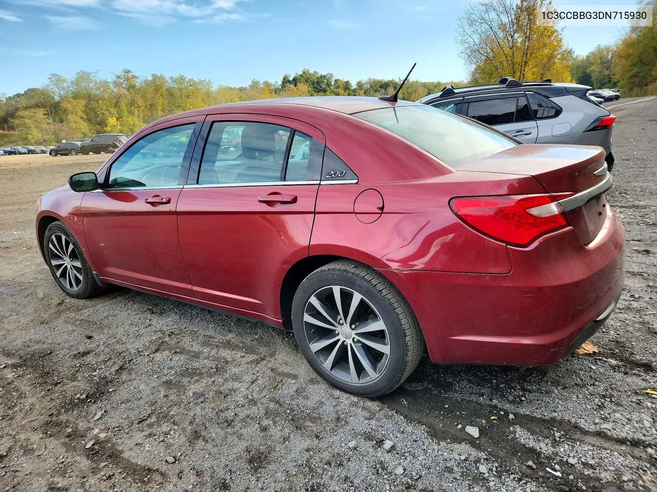 2013 CHRYSLER 200 VIN 1C3CCBBG3DN715930 — фото 2