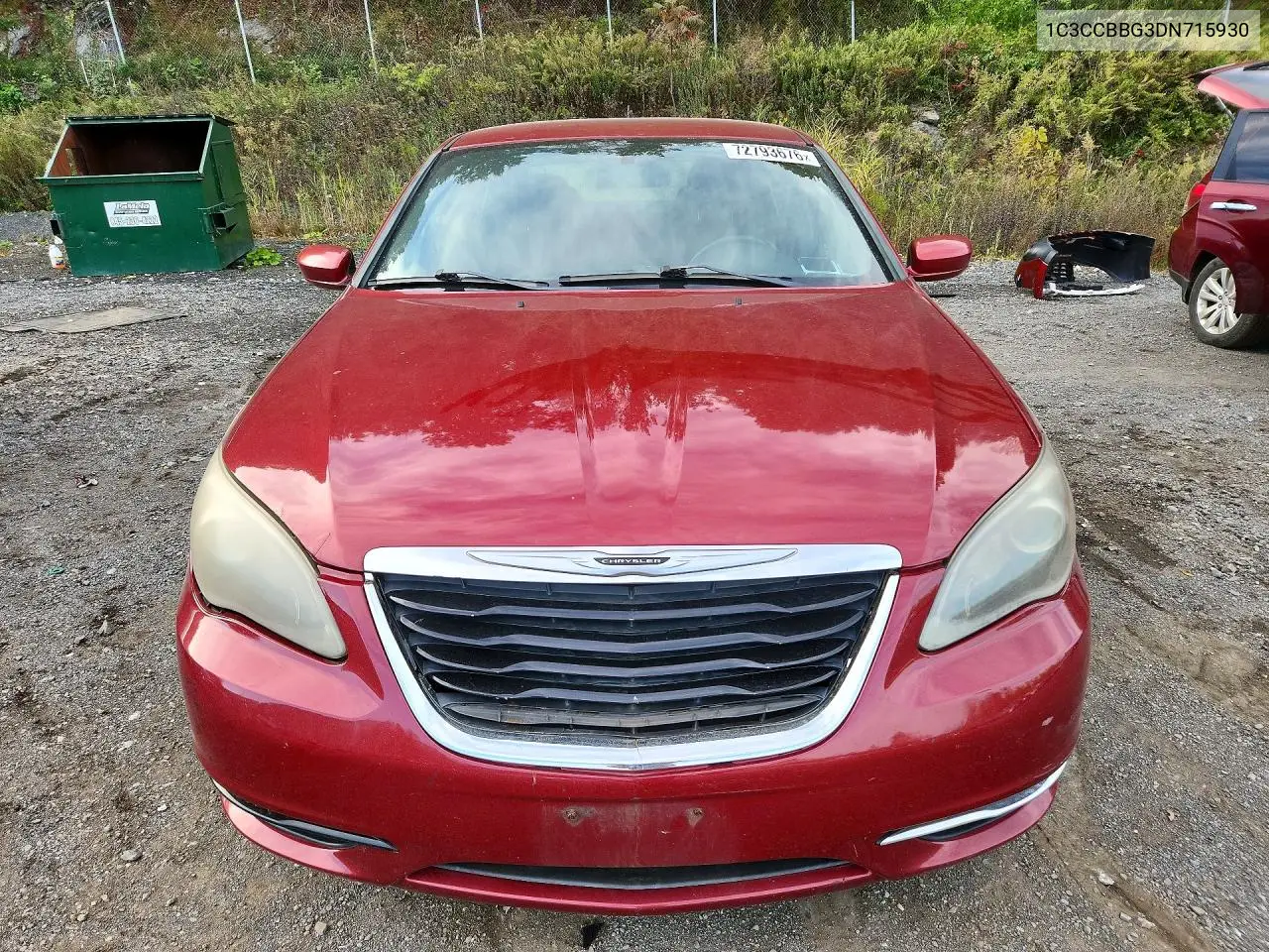 2013 CHRYSLER 200 VIN 1C3CCBBG3DN715930 — фото 5