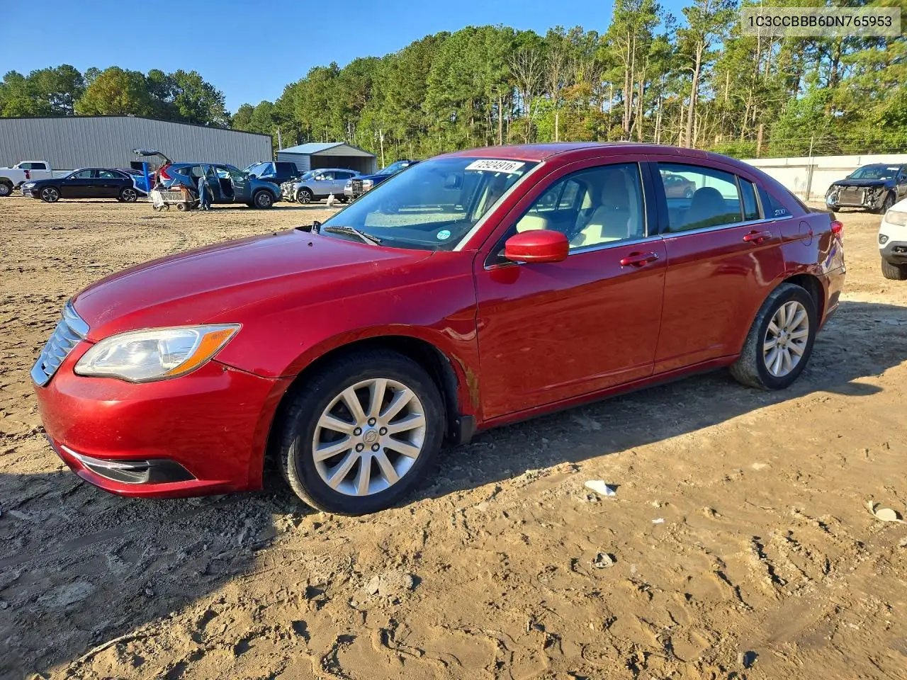CHRYSLER 200 2013, VIN 1C3CCBBB6DN765953