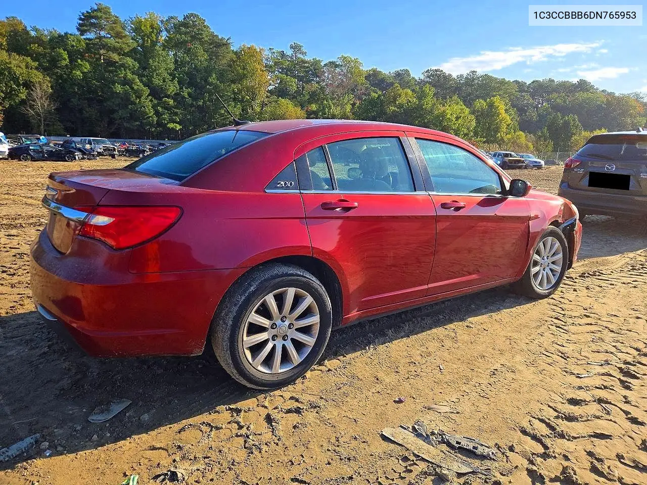 2013 CHRYSLER 200 VIN 1C3CCBBB6DN765953 — фото 3