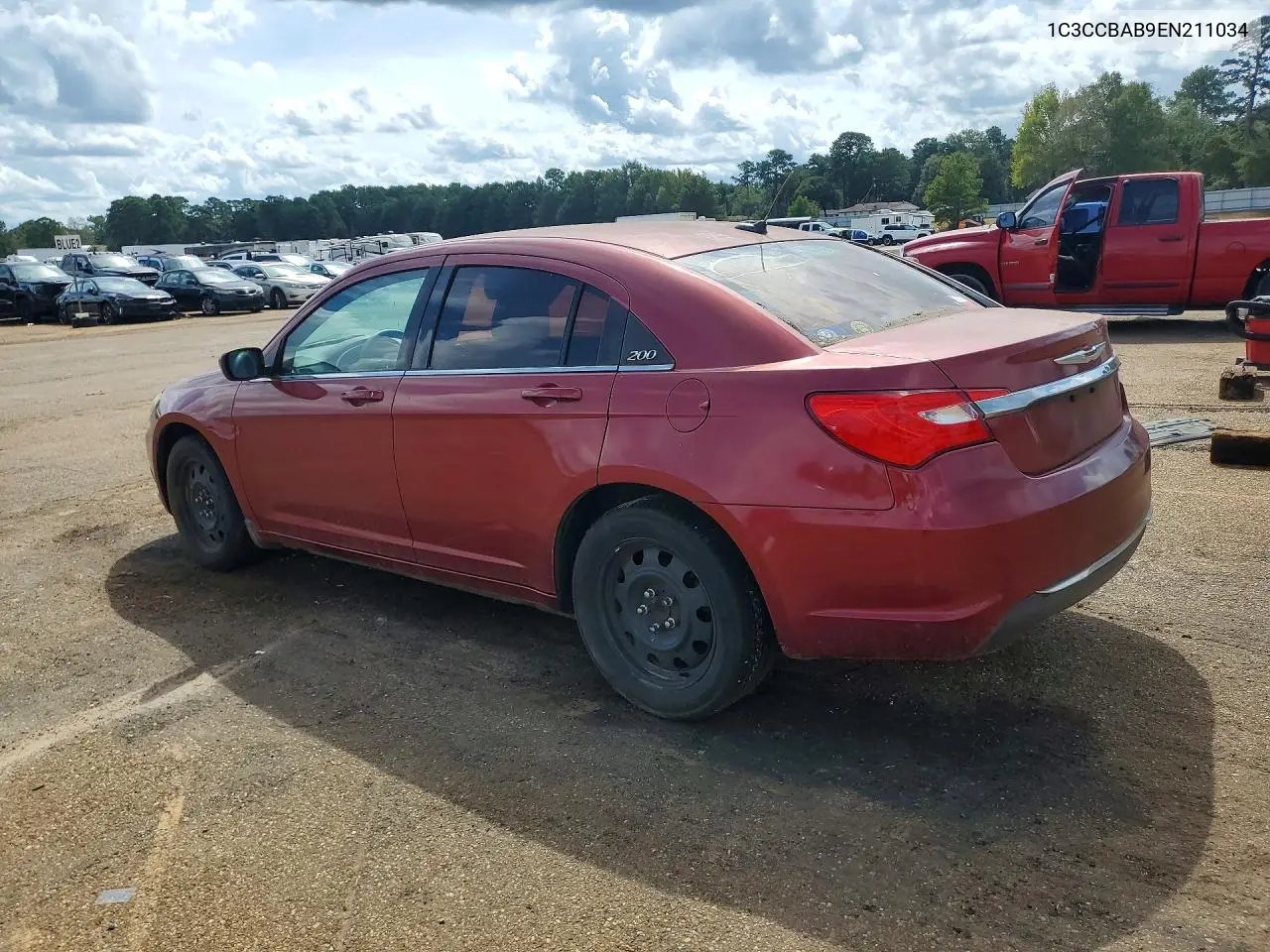 2014 CHRYSLER 200 VIN 1C3CCBAB9EN211034 — фото 2