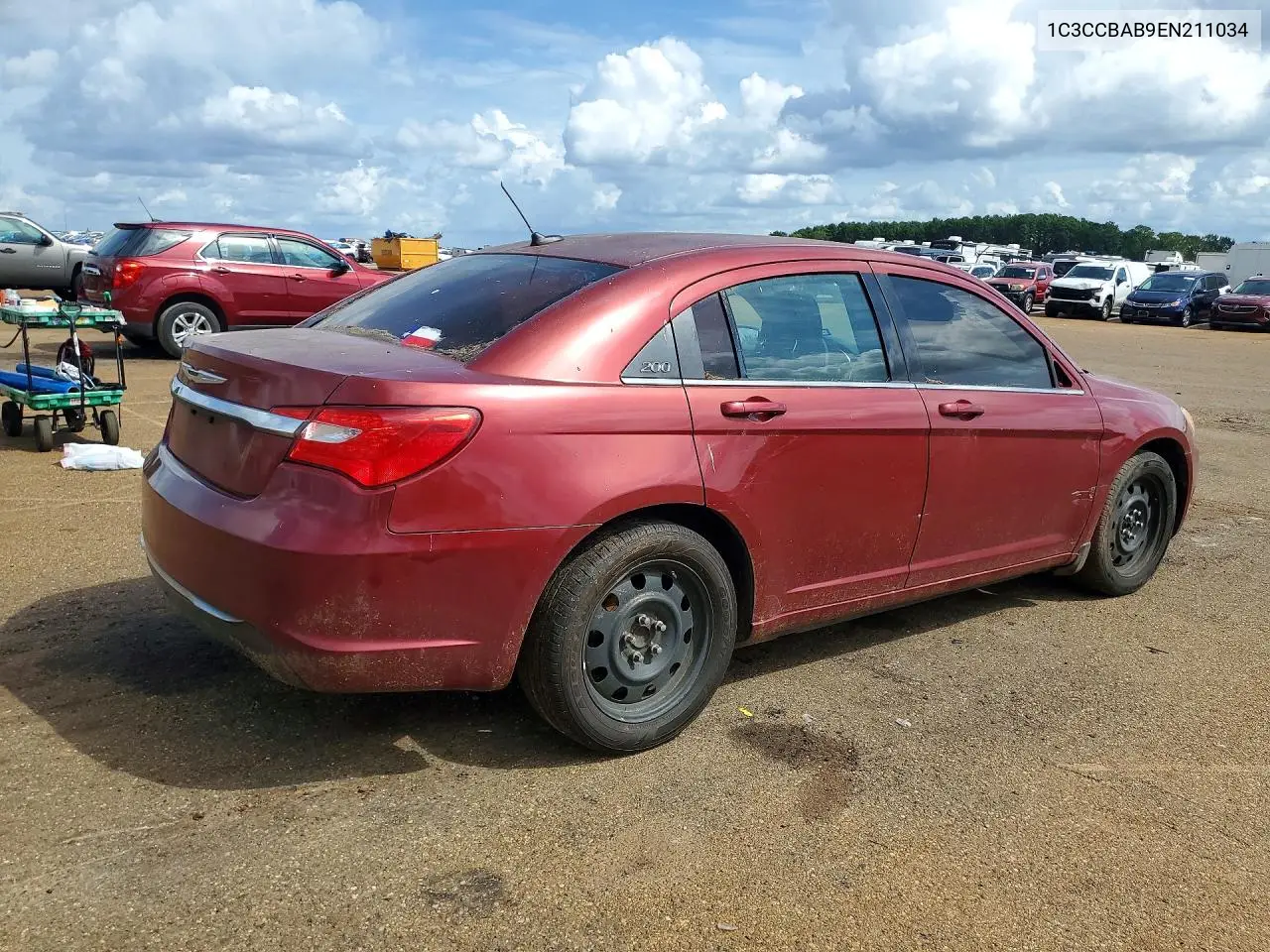 2014 CHRYSLER 200 VIN 1C3CCBAB9EN211034 — фото 3