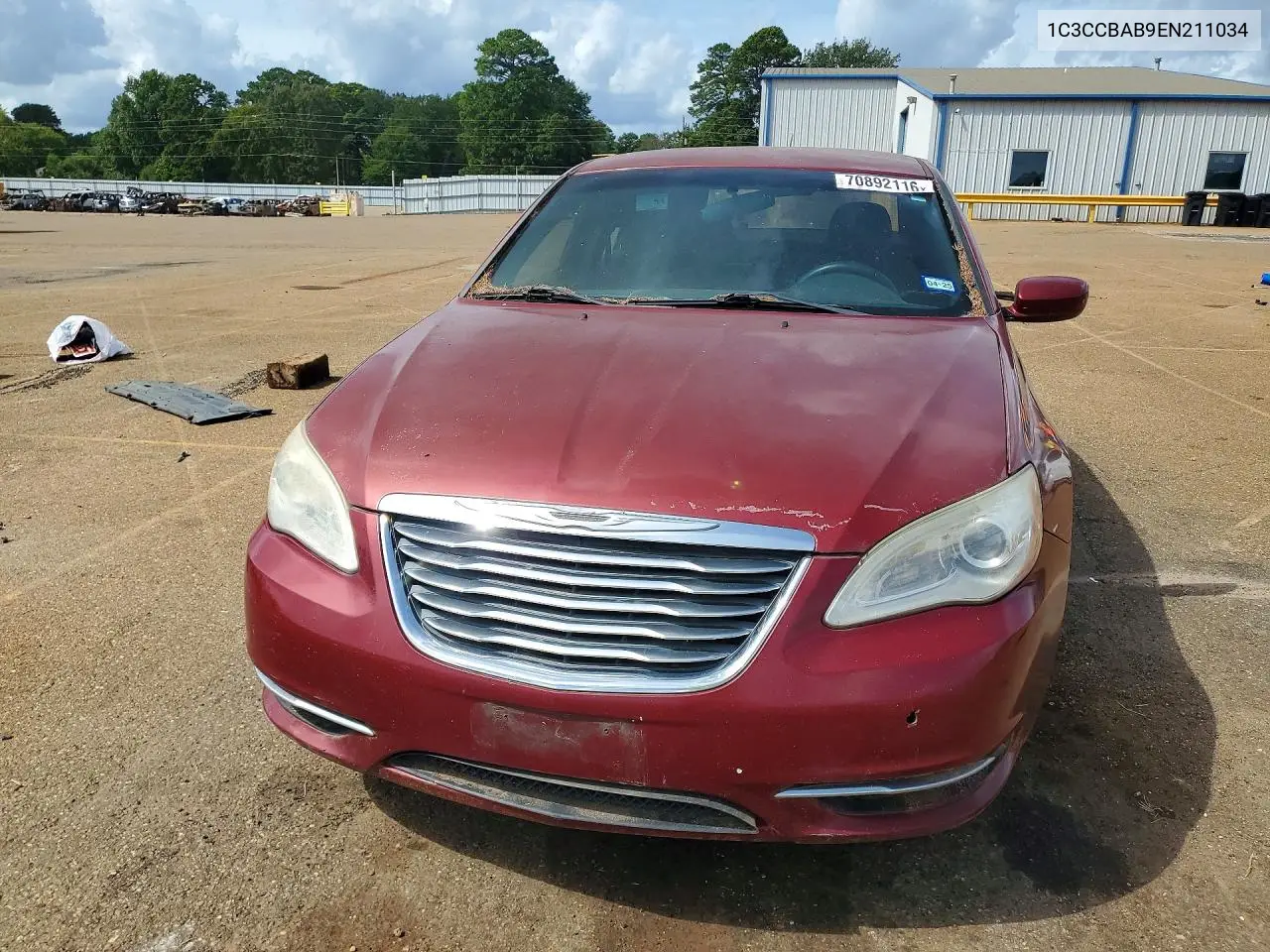2014 CHRYSLER 200 VIN 1C3CCBAB9EN211034 — фото 5