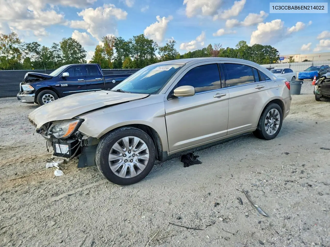 CHRYSLER 200 2014, VIN 1C3CCBAB6EN214022