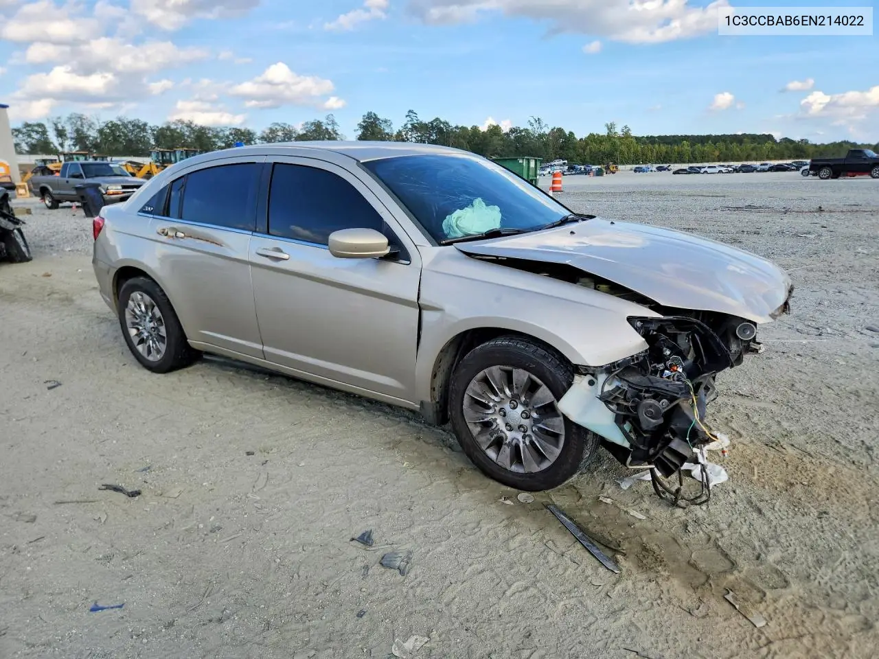 2014 CHRYSLER 200 VIN 1C3CCBAB6EN214022 — фото 4