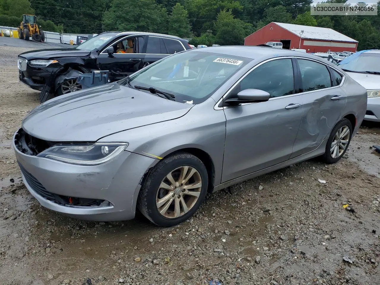 CHRYSLER 200 2015, VIN 1C3CCCAB1FN740856