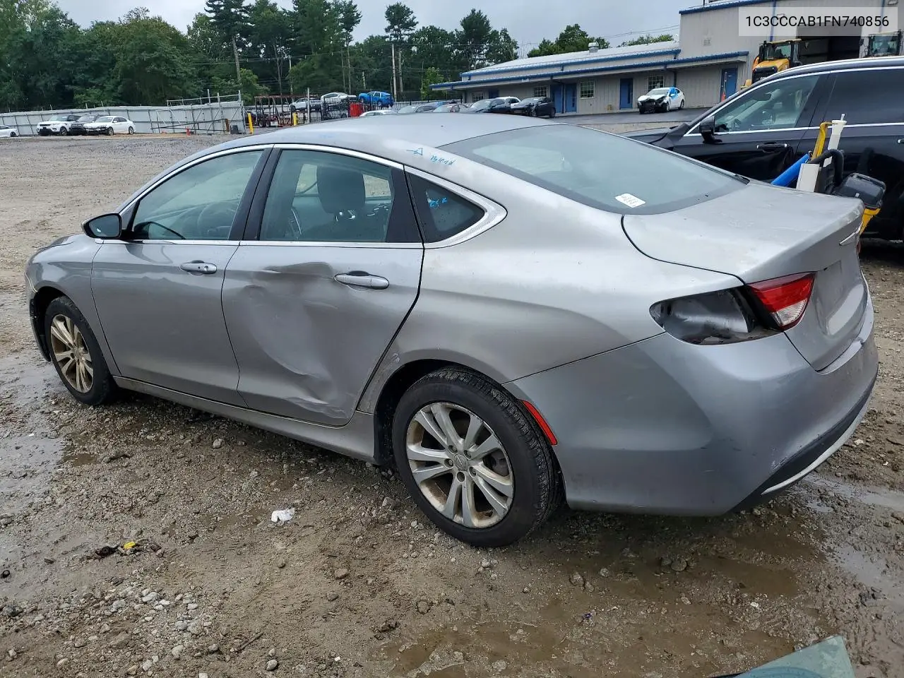 2015 CHRYSLER 200 VIN 1C3CCCAB1FN740856 — фото 2