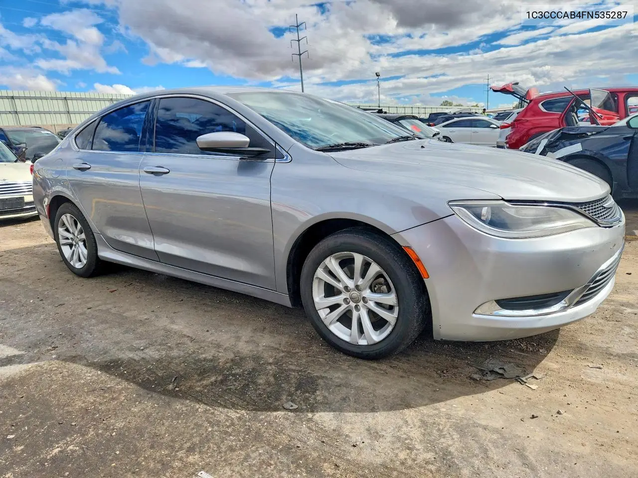 2015 CHRYSLER 200 VIN 1C3CCCAB4FN535287 — фото 4