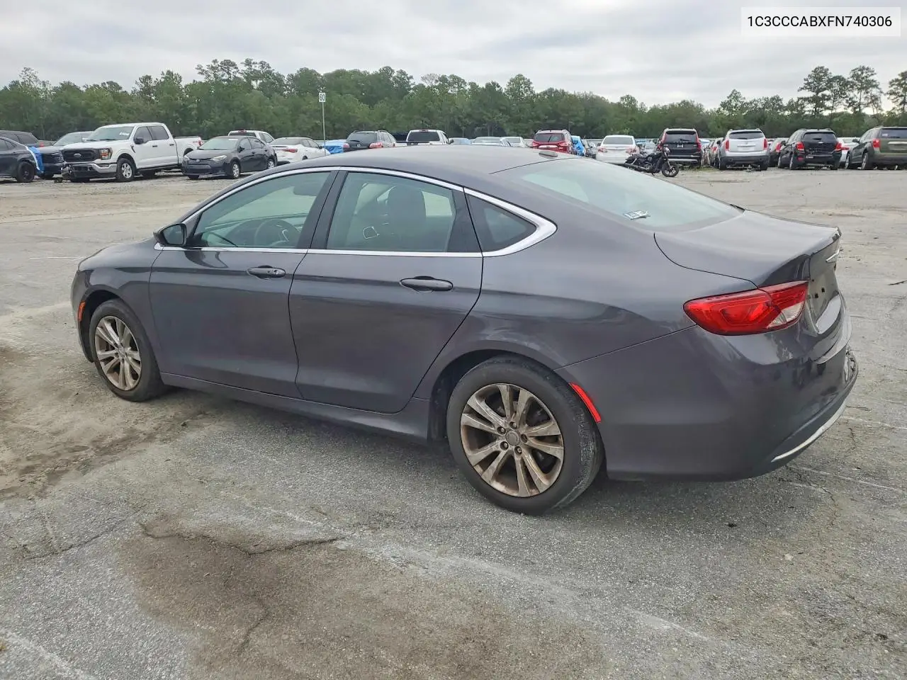 2015 CHRYSLER 200 VIN 1C3CCCABXFN740306 — фото 2