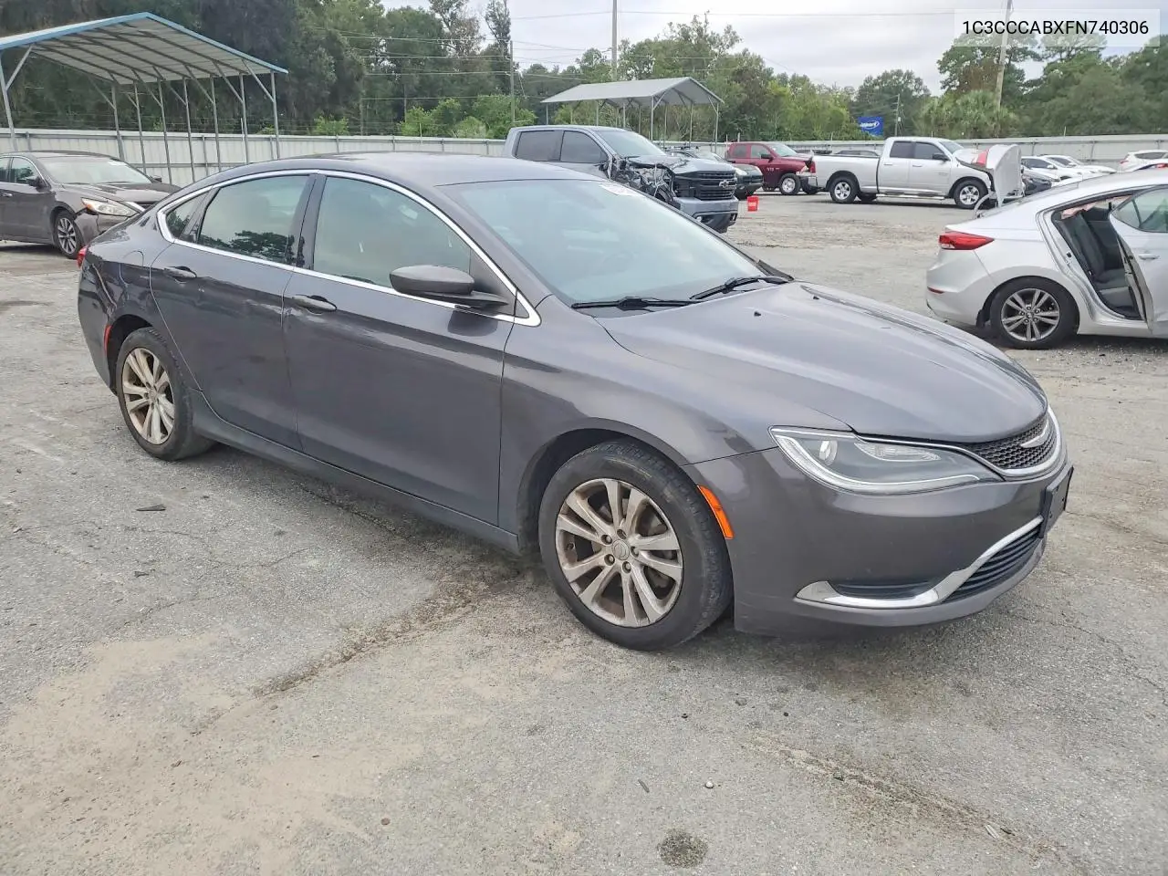 2015 CHRYSLER 200 VIN 1C3CCCABXFN740306 — фото 4