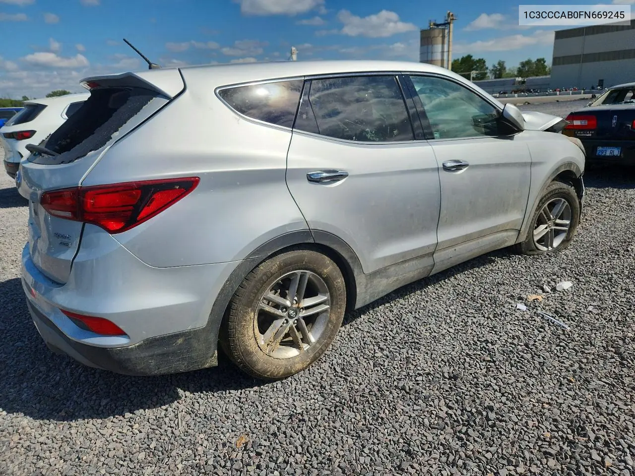 2015 CHRYSLER 200 VIN 1C3CCCAB0FN669245 — фото 3