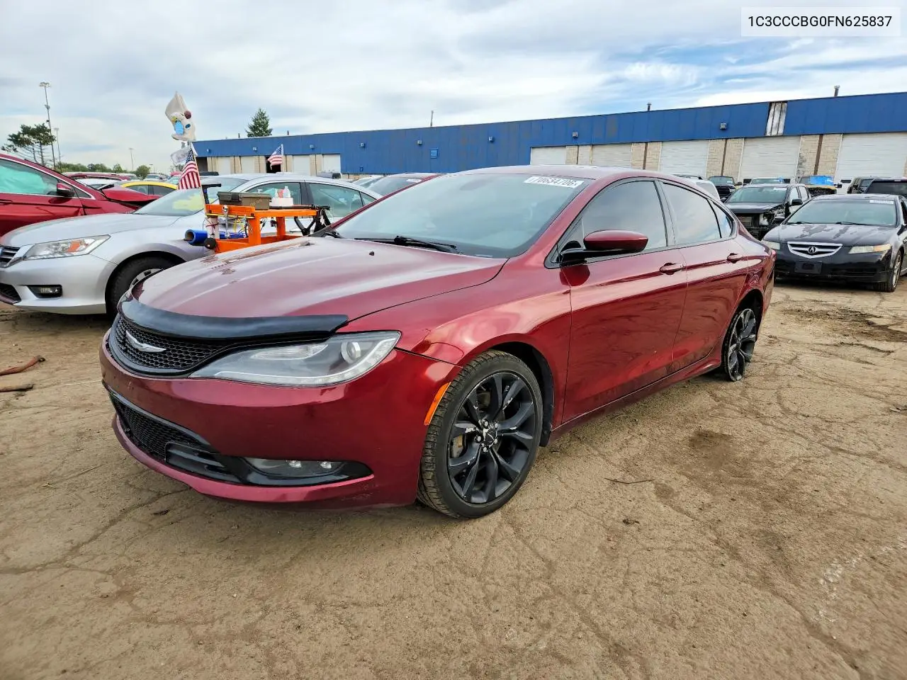 CHRYSLER 200 2015, VIN 1C3CCCBG0FN625837