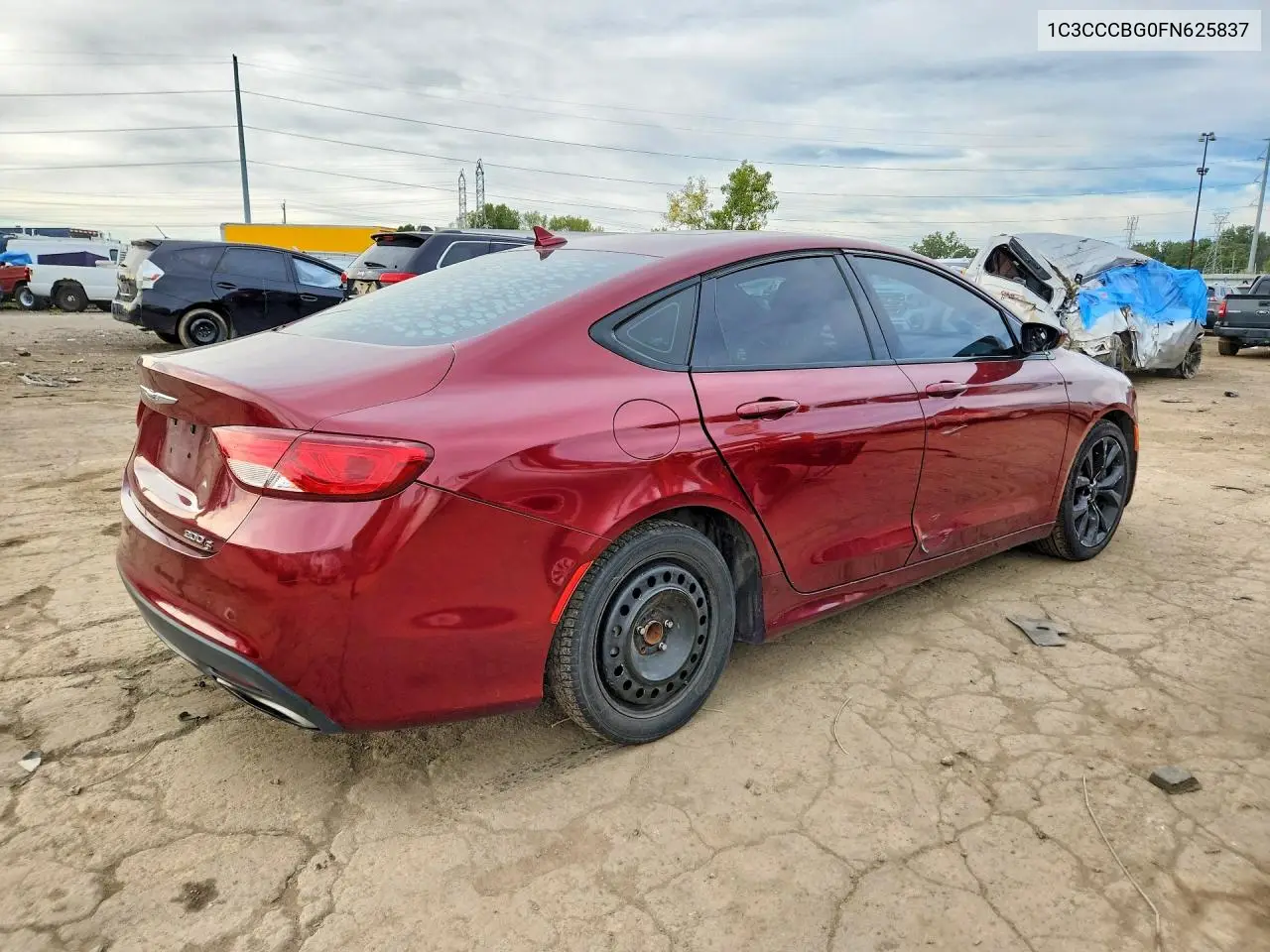 2015 CHRYSLER 200 VIN 1C3CCCBG0FN625837 — фото 3