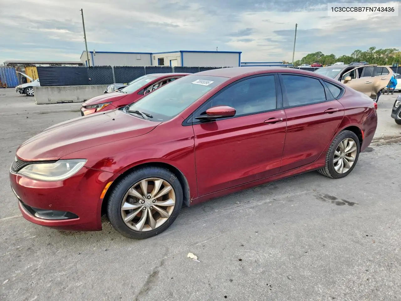 2015 CHRYSLER 200 VIN 1C3CCCBB7FN743436 — фото 2