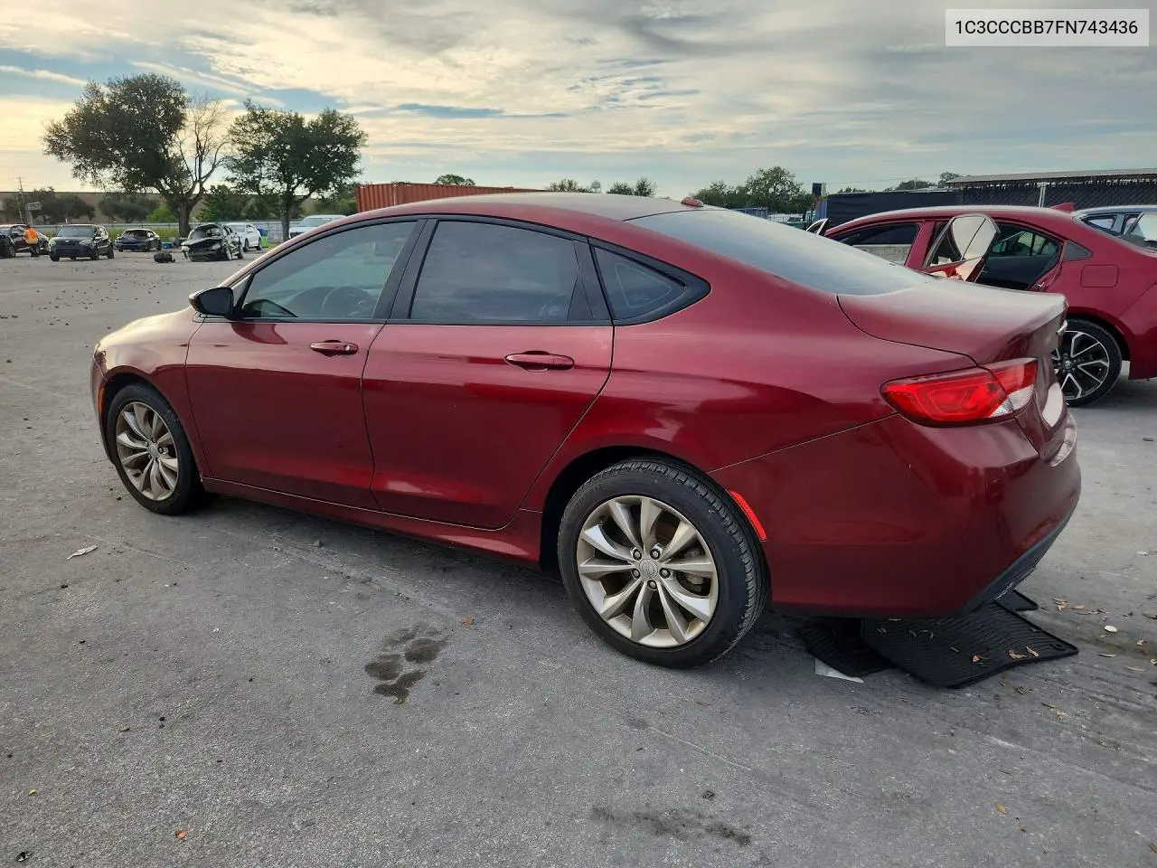 2015 CHRYSLER 200 VIN 1C3CCCBB7FN743436 — фото 3