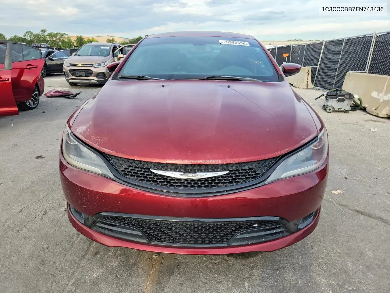 CHRYSLER 200 2015, VIN 1C3CCCBB7FN743436