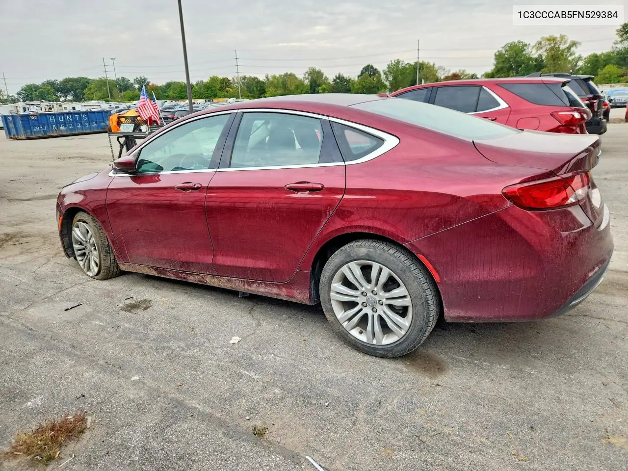 2015 CHRYSLER 200 VIN 1C3CCCAB5FN529384 — фото 2