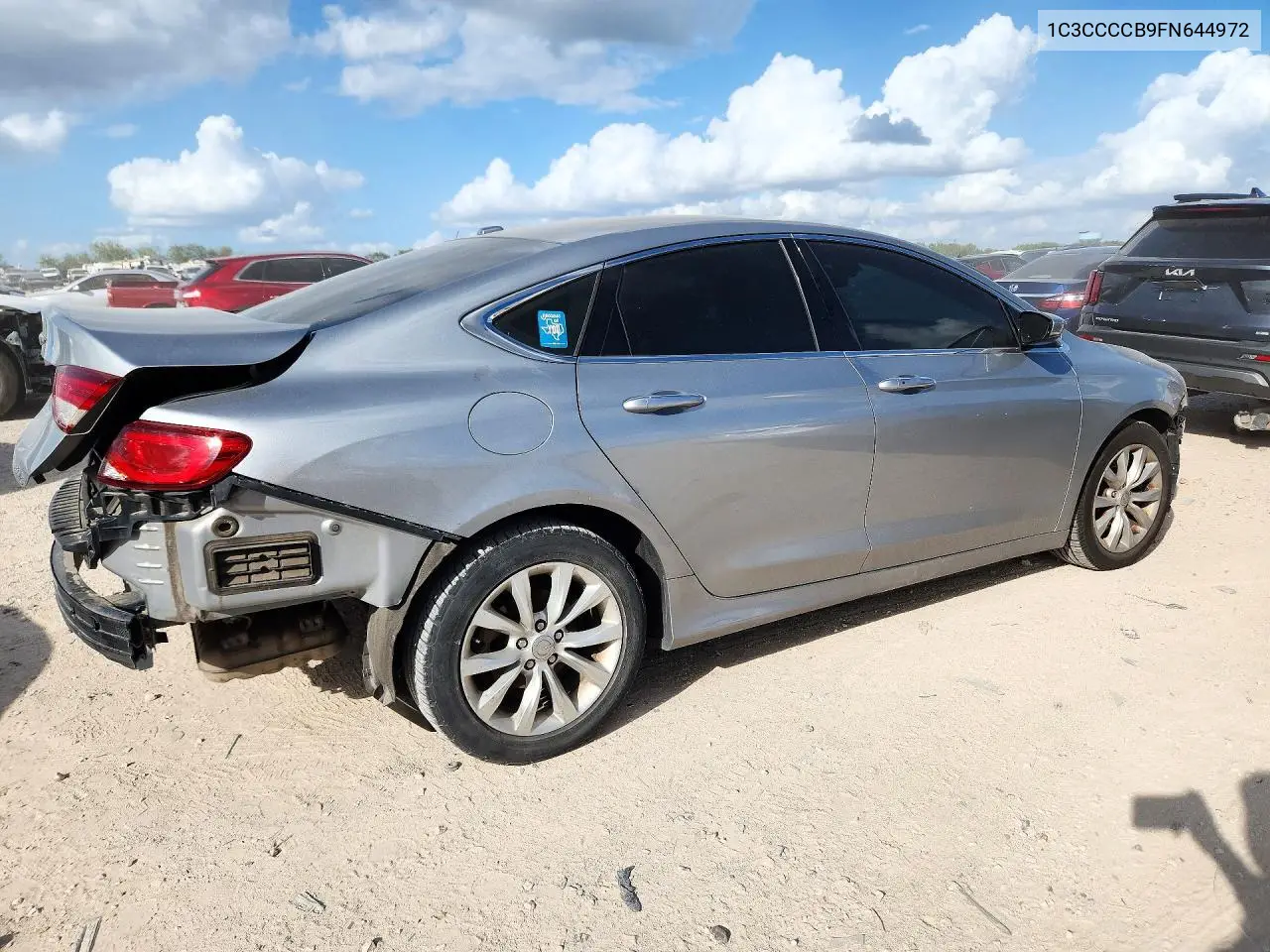 2015 CHRYSLER 200 VIN 1C3CCCCB9FN644972 — фото 3