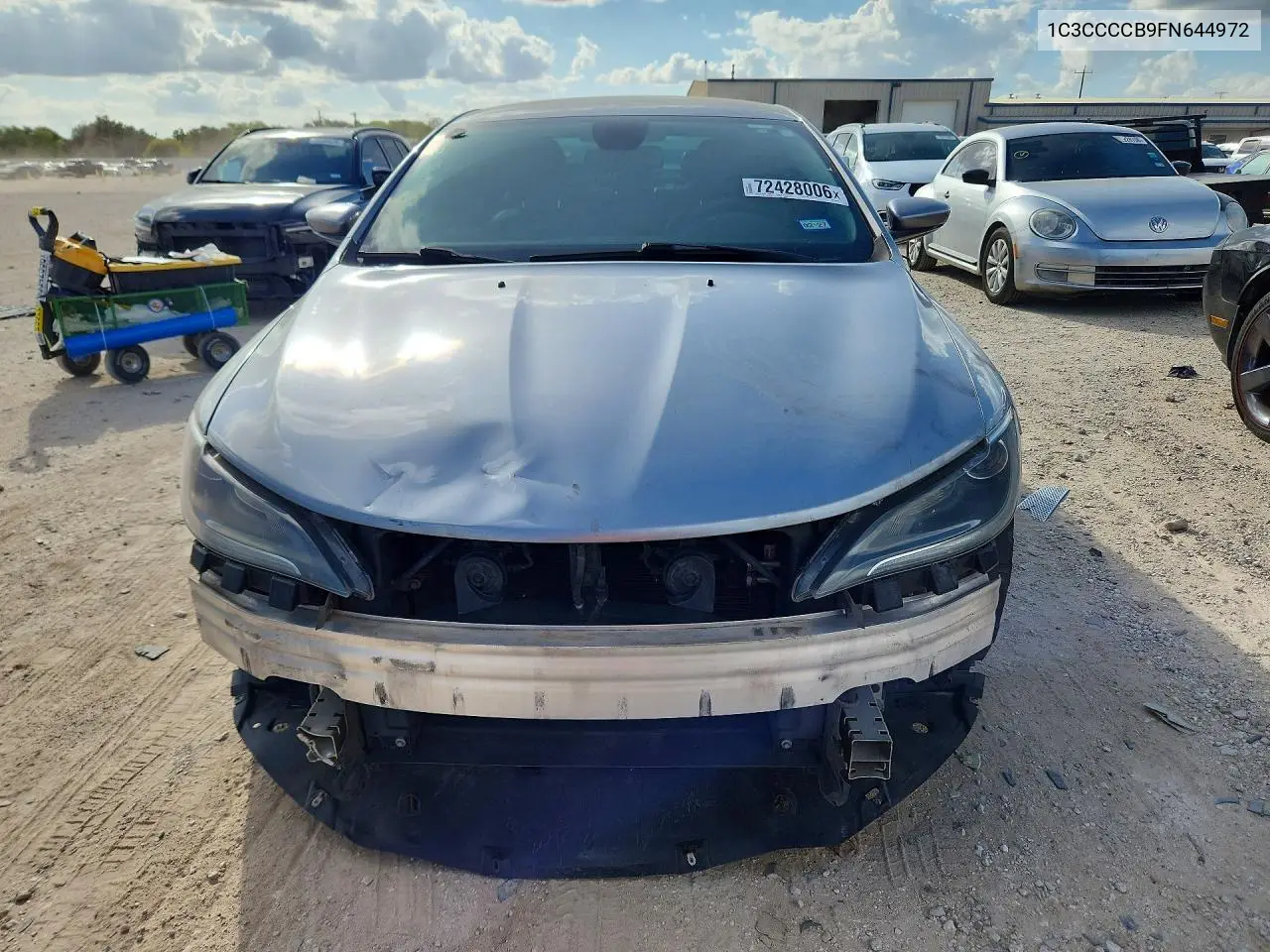 2015 CHRYSLER 200 VIN 1C3CCCCB9FN644972 — фото 5