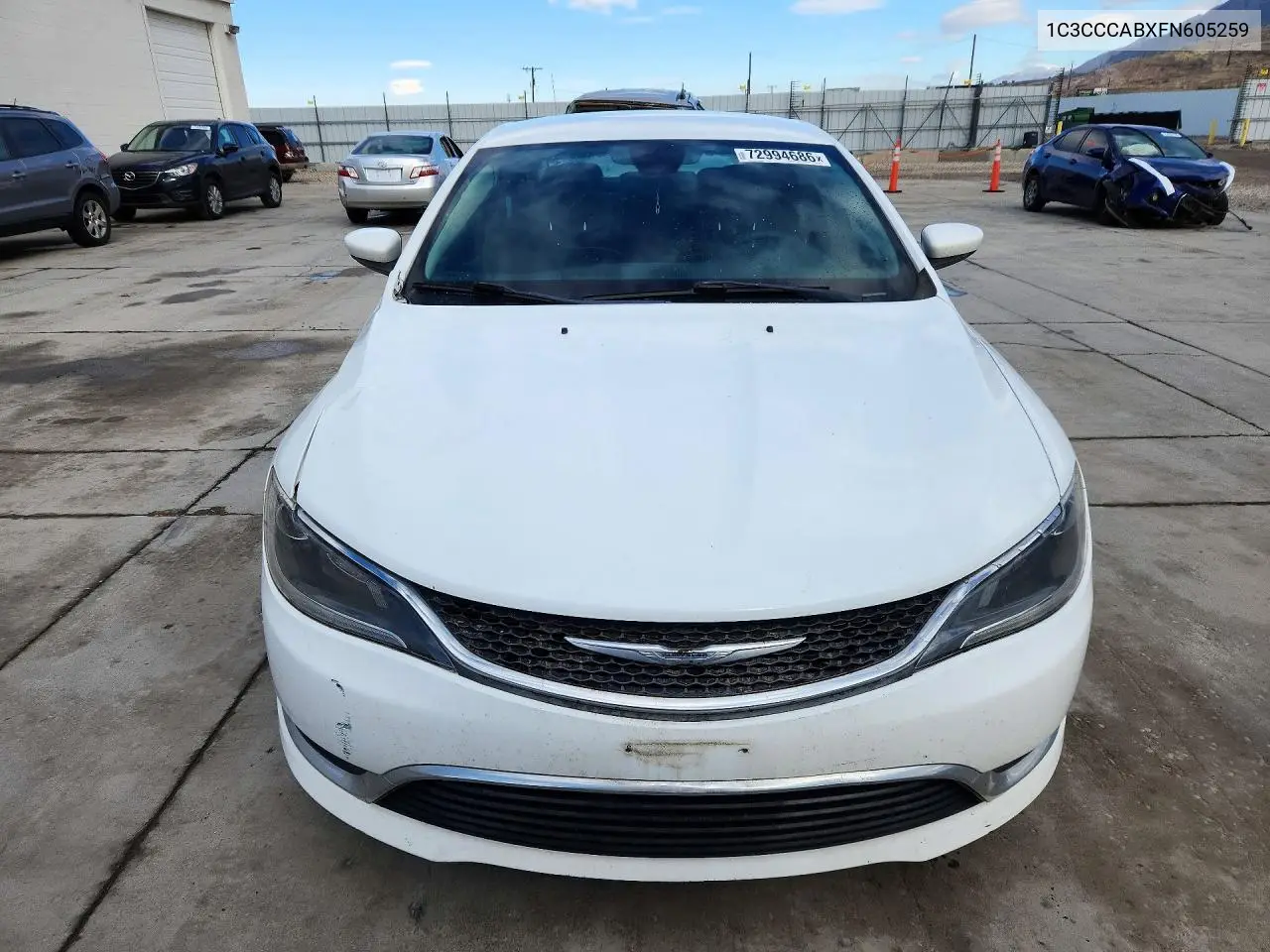 2015 CHRYSLER 200 VIN 1C3CCCABXFN605259 — фото 5