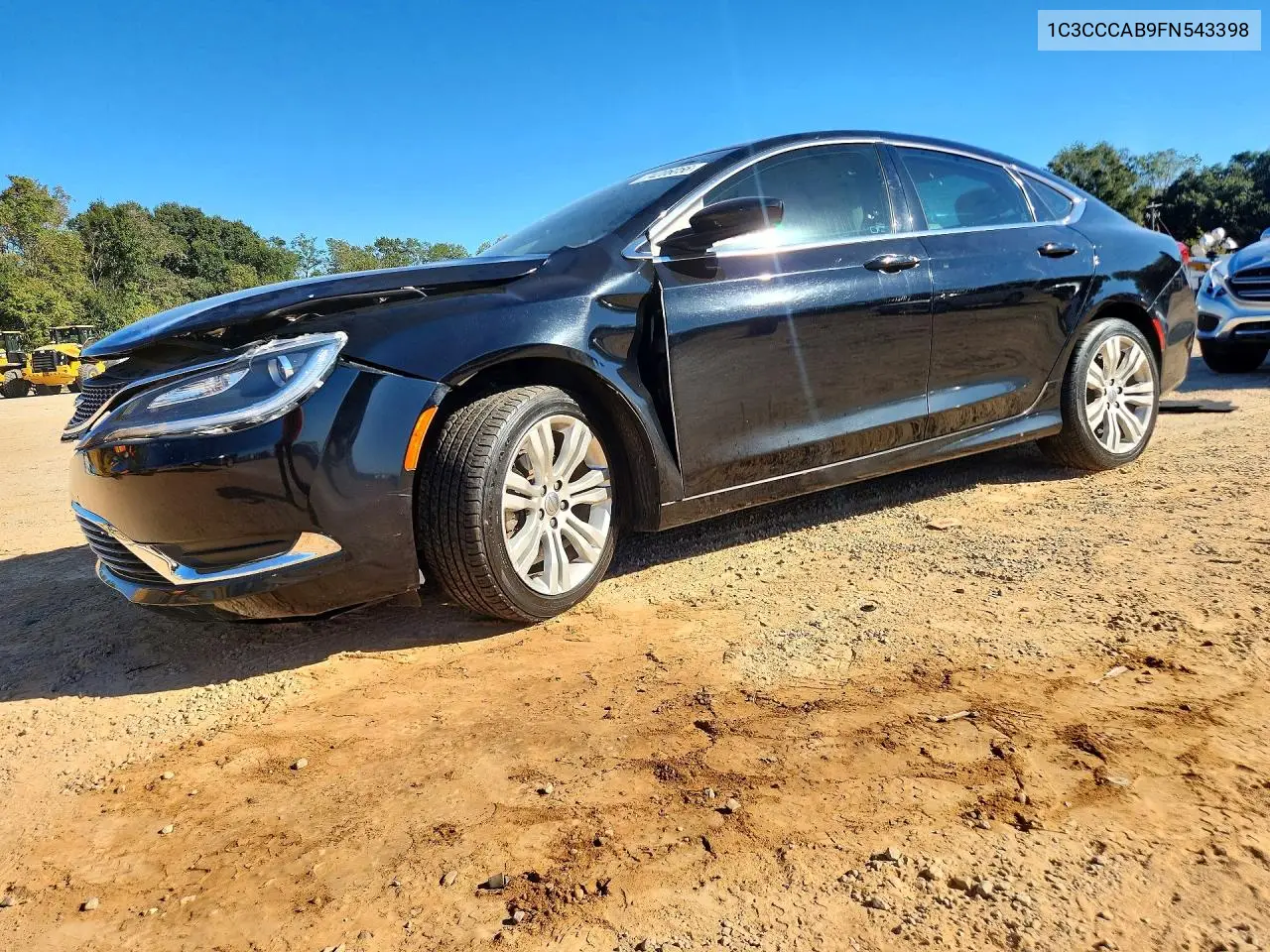 CHRYSLER 200 2015, VIN 1C3CCCAB9FN543398