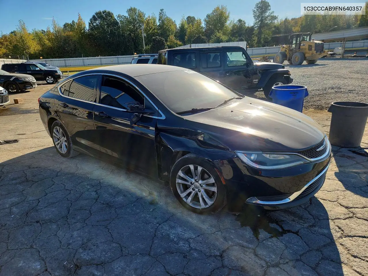 2015 CHRYSLER 200 VIN 1C3CCCAB9FN640357 — фото 4