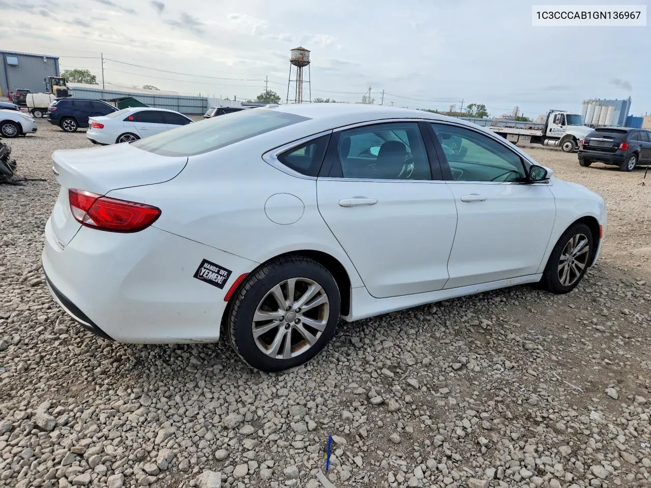 2016 CHRYSLER 200 VIN 1C3CCCAB1GN136967 — фото 3