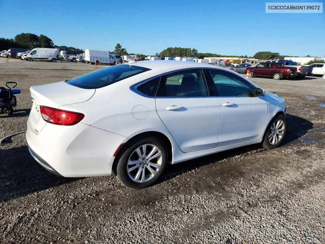 2016 CHRYSLER 200 VIN 1C3CCCAB6GN139072 — фото 3