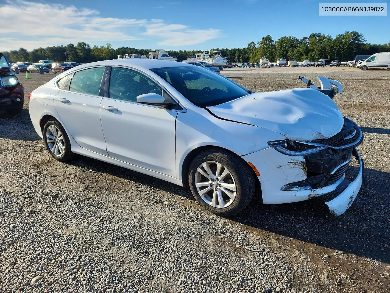2016 CHRYSLER 200 VIN 1C3CCCAB6GN139072 — фото 4