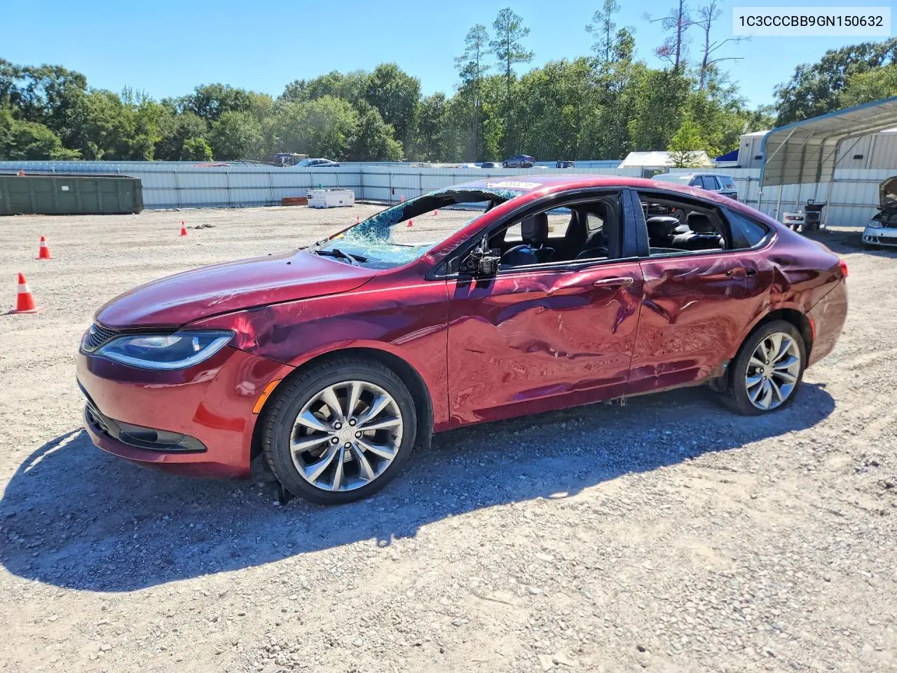 2016 CHRYSLER 200 VIN 1C3CCCBB9GN150632 — фото 2