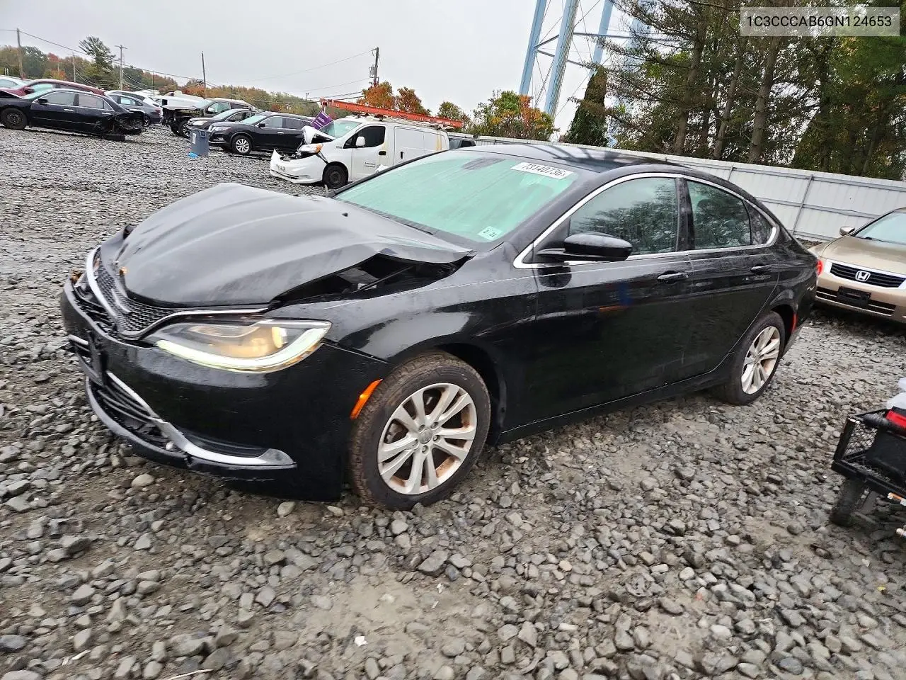 CHRYSLER 200 2016, VIN 1C3CCCAB6GN124653