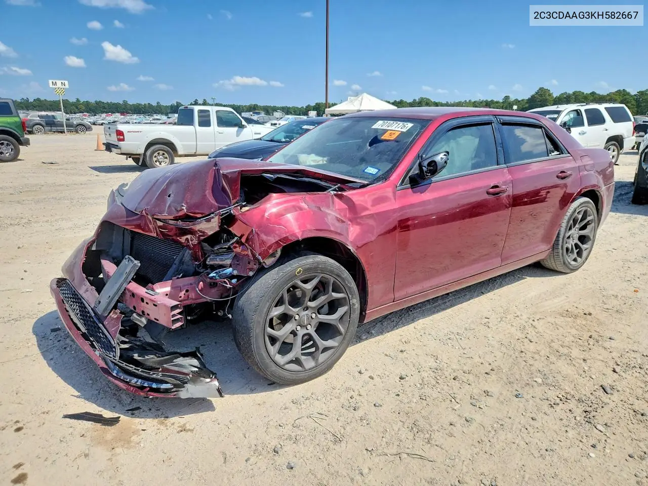 CHRYSLER N/A 2019, VIN 2C3CCAAG3KH582667