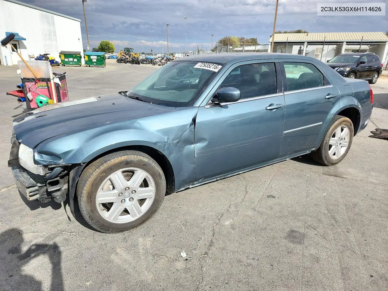CHRYSLER 300 2006, VIN 2C3LK53GX6H114626