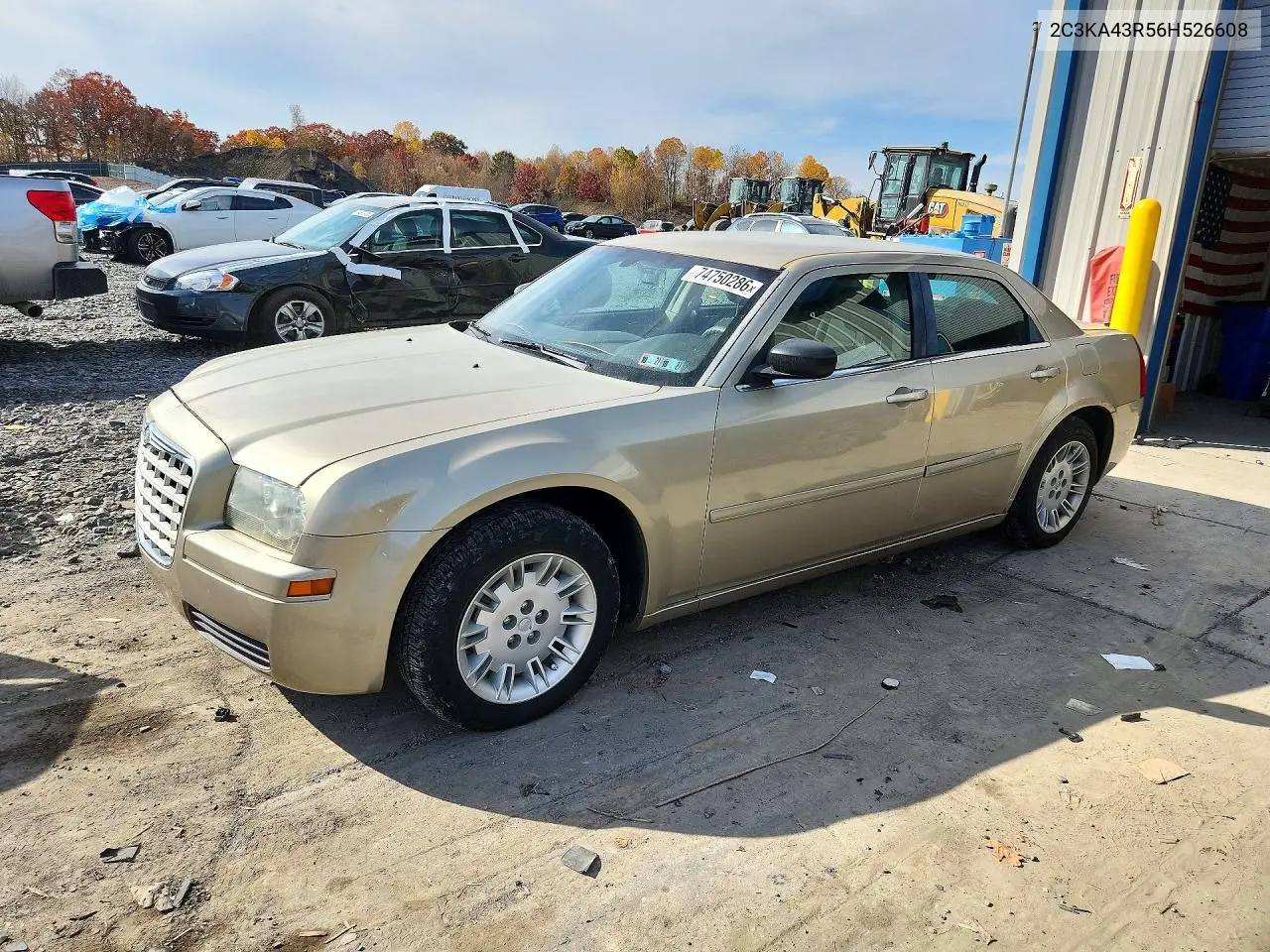 CHRYSLER 300 2006, VIN 2C3KA43R56H526608