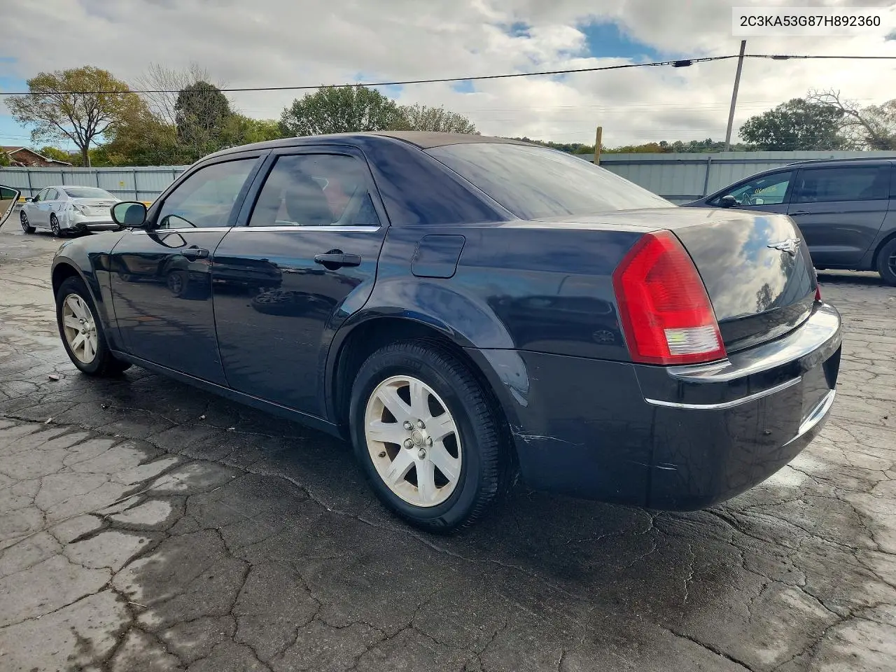 2007 CHRYSLER 300 VIN 2C3KA53G87H892360 — фото 2