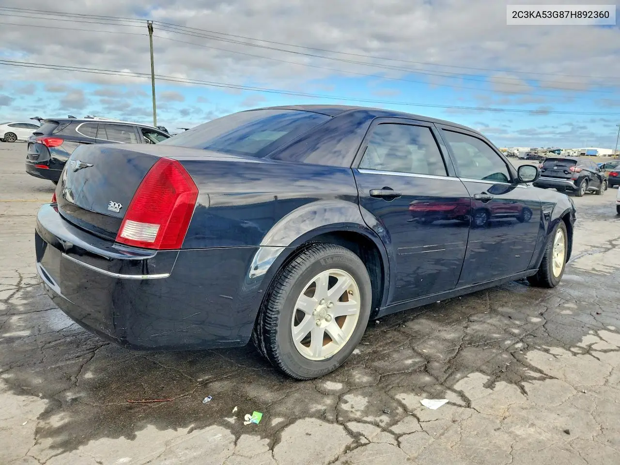 2007 CHRYSLER 300 VIN 2C3KA53G87H892360 — фото 3