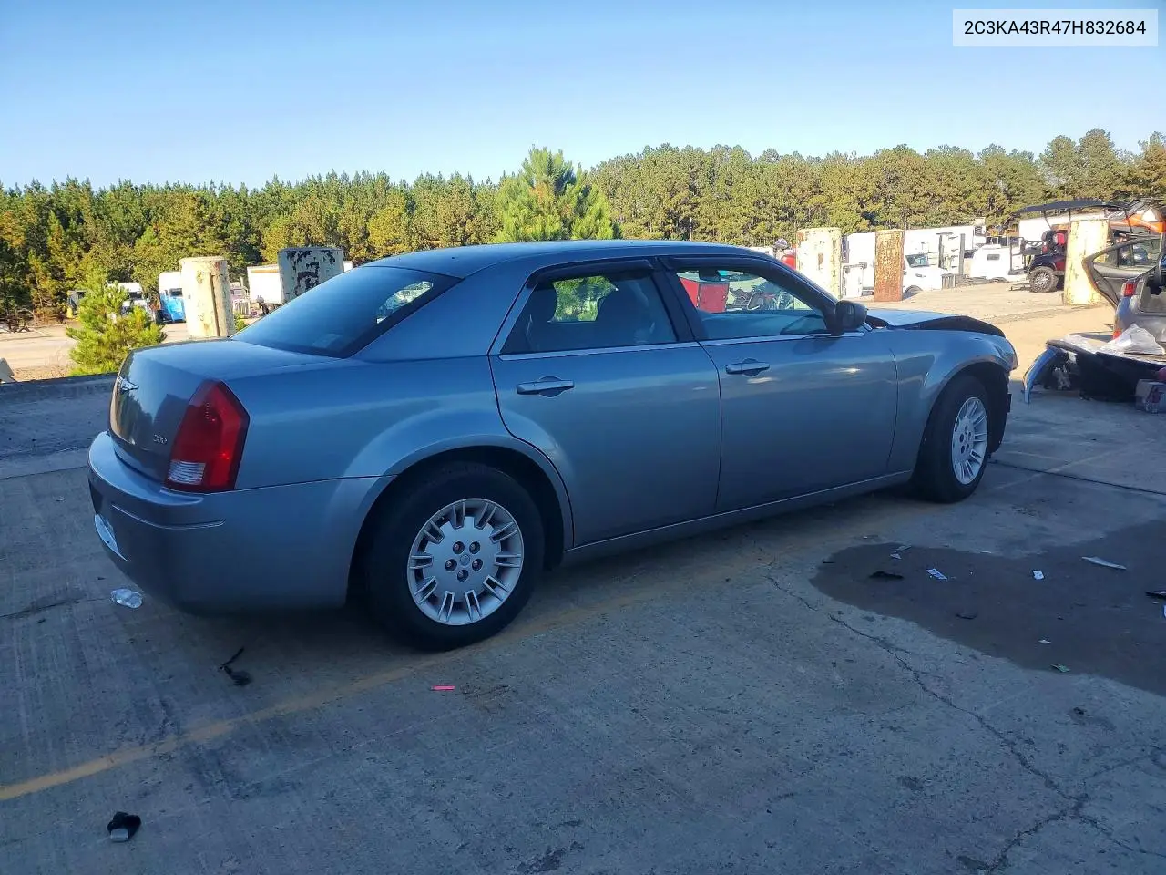 2007 CHRYSLER 300 VIN 2C3KA43R47H832684 — фото 3