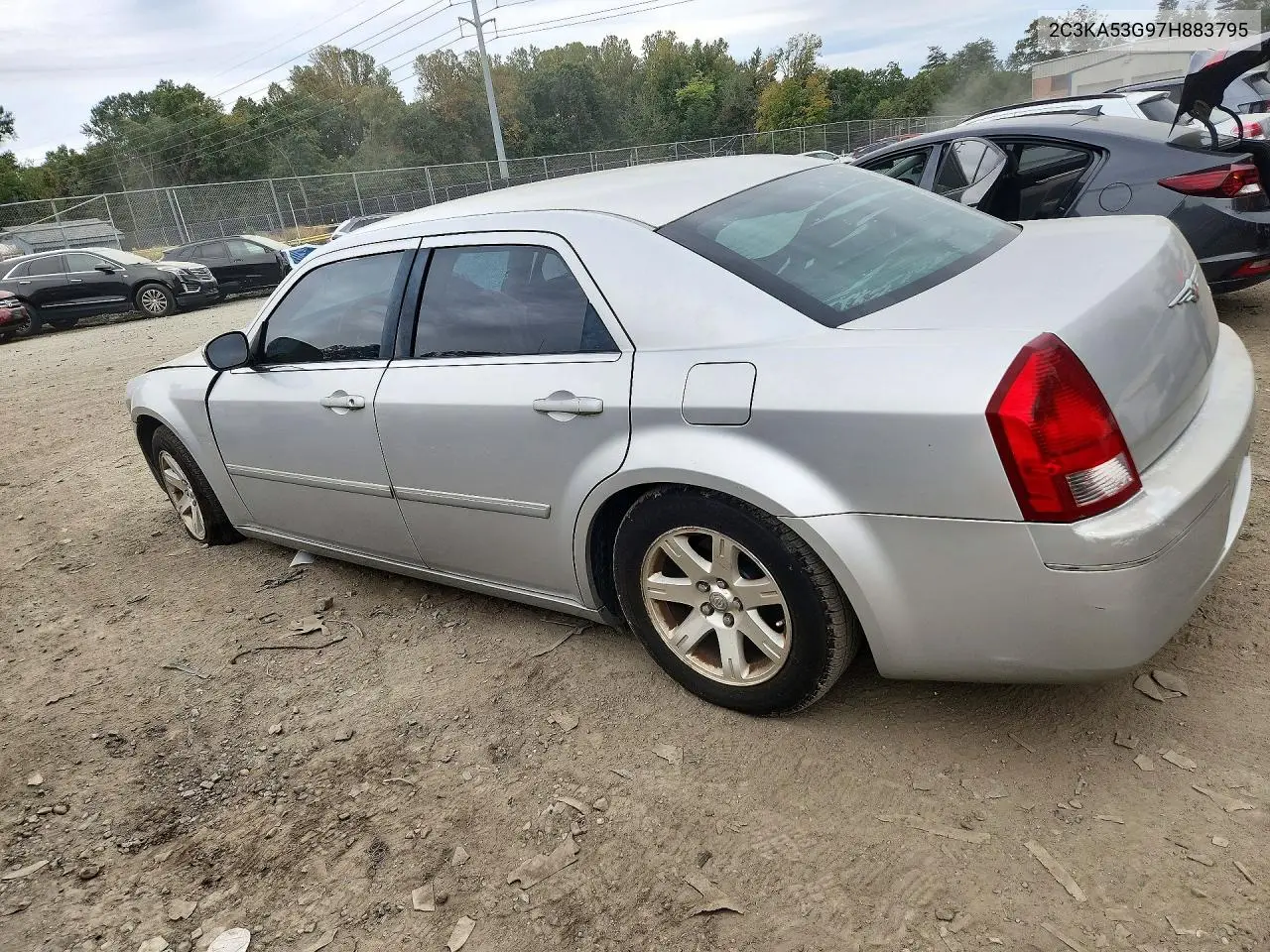 2007 CHRYSLER 300 VIN 2C3KA53G97H883795 — фото 2