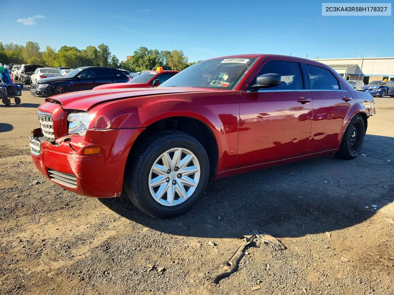 CHRYSLER 300 2008, VIN 2C3KA43R58H178327