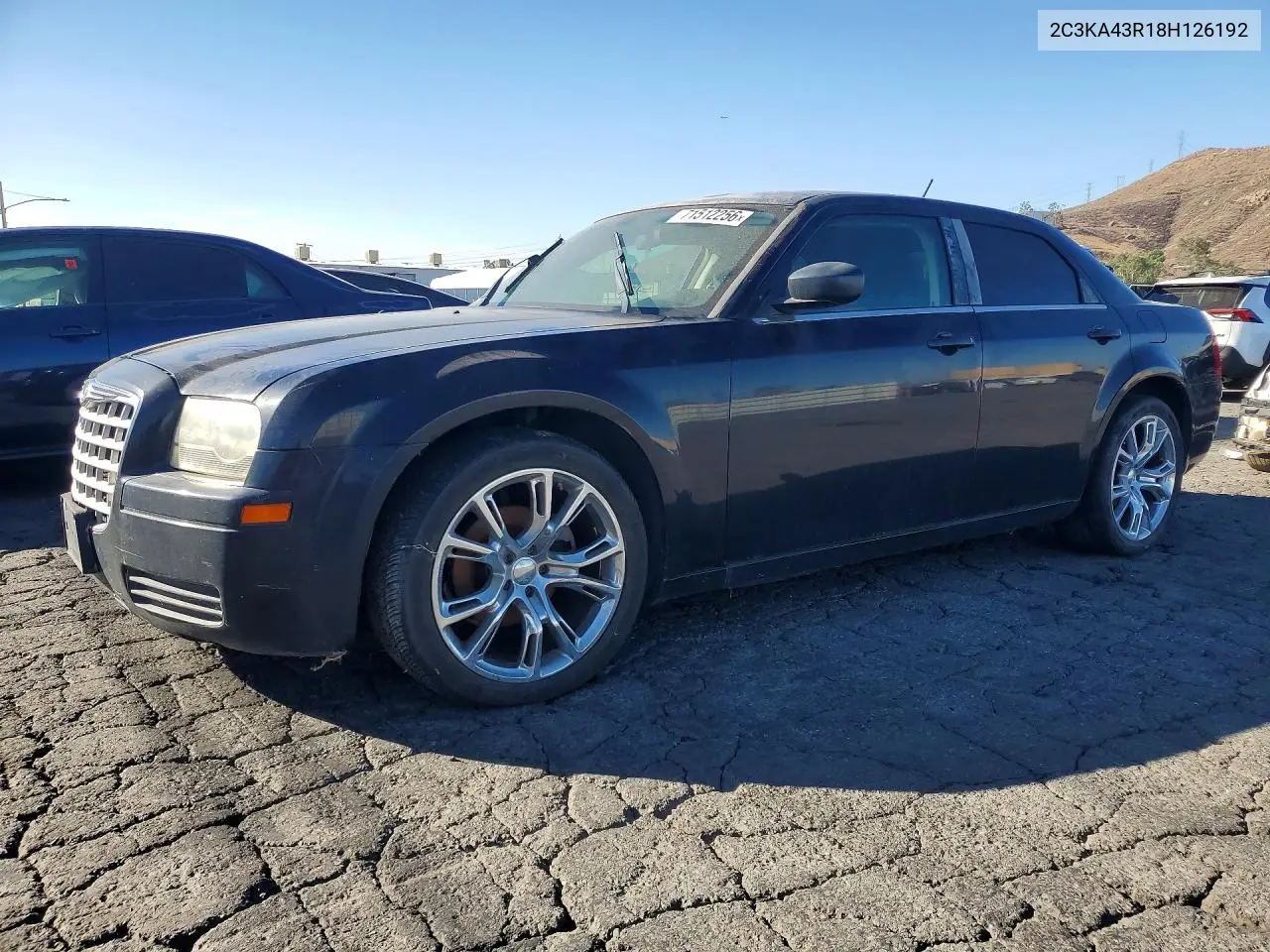 CHRYSLER 300 2008, VIN 2C3KA43R18H126192