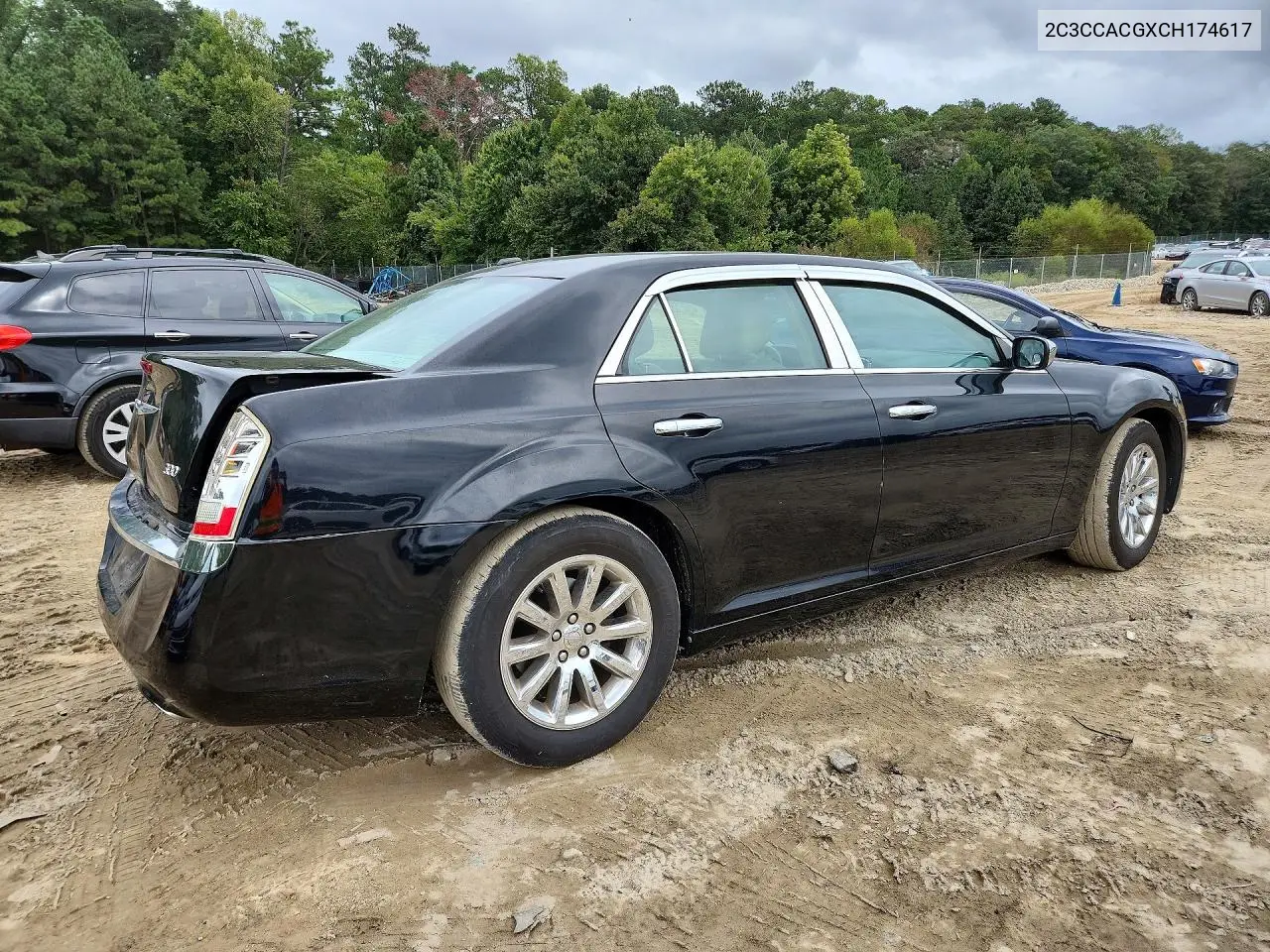 2012 CHRYSLER 300 VIN 2C3CCACGXCH174617 — фото 3