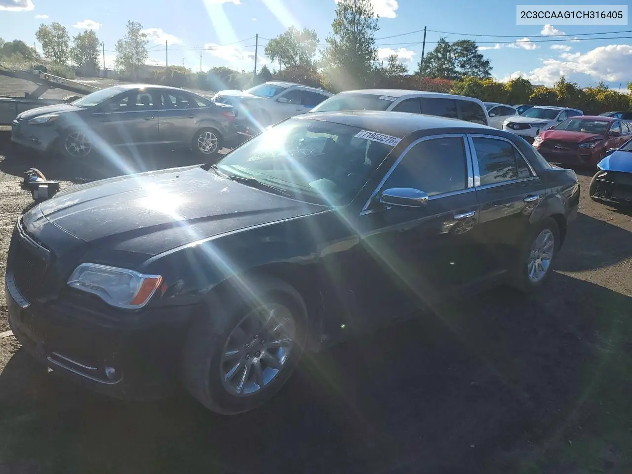 CHRYSLER 300 2012, VIN 2C3CCAAG1CH316405