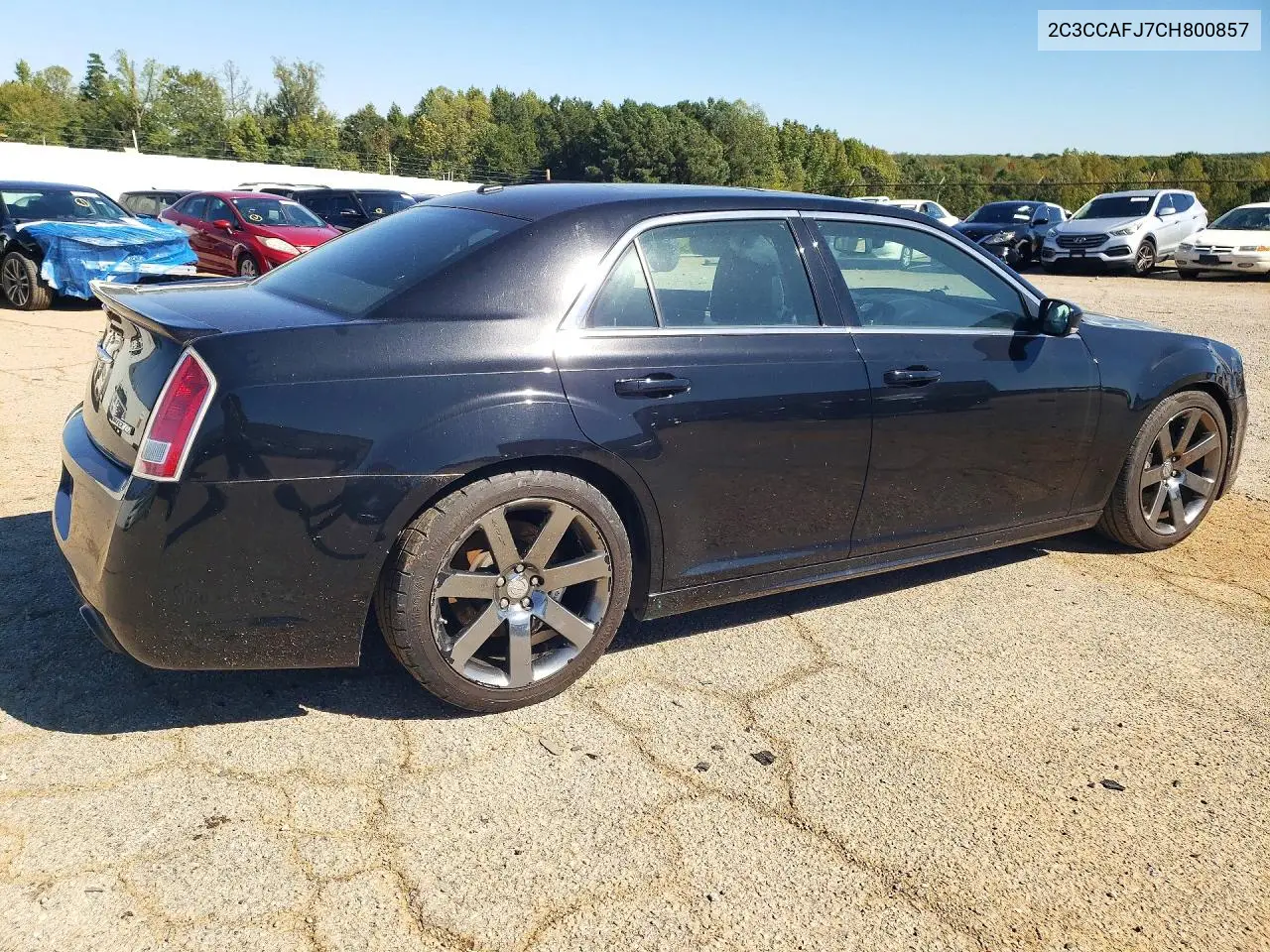 2012 CHRYSLER 300 VIN 2C3CCAFJ7CH800857 — фото 3