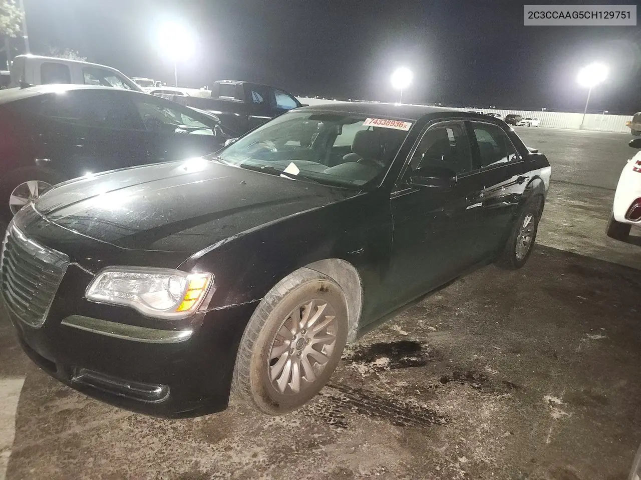 CHRYSLER 300 2012, VIN 2C3CCAAG5CH129751